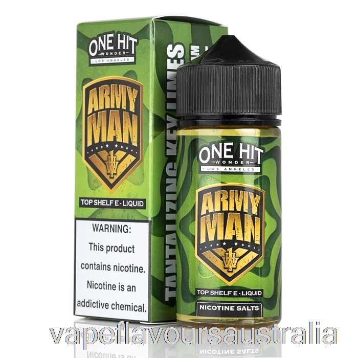 Vape Australia Army Man - One Hit Wonder - 100mL 0mg